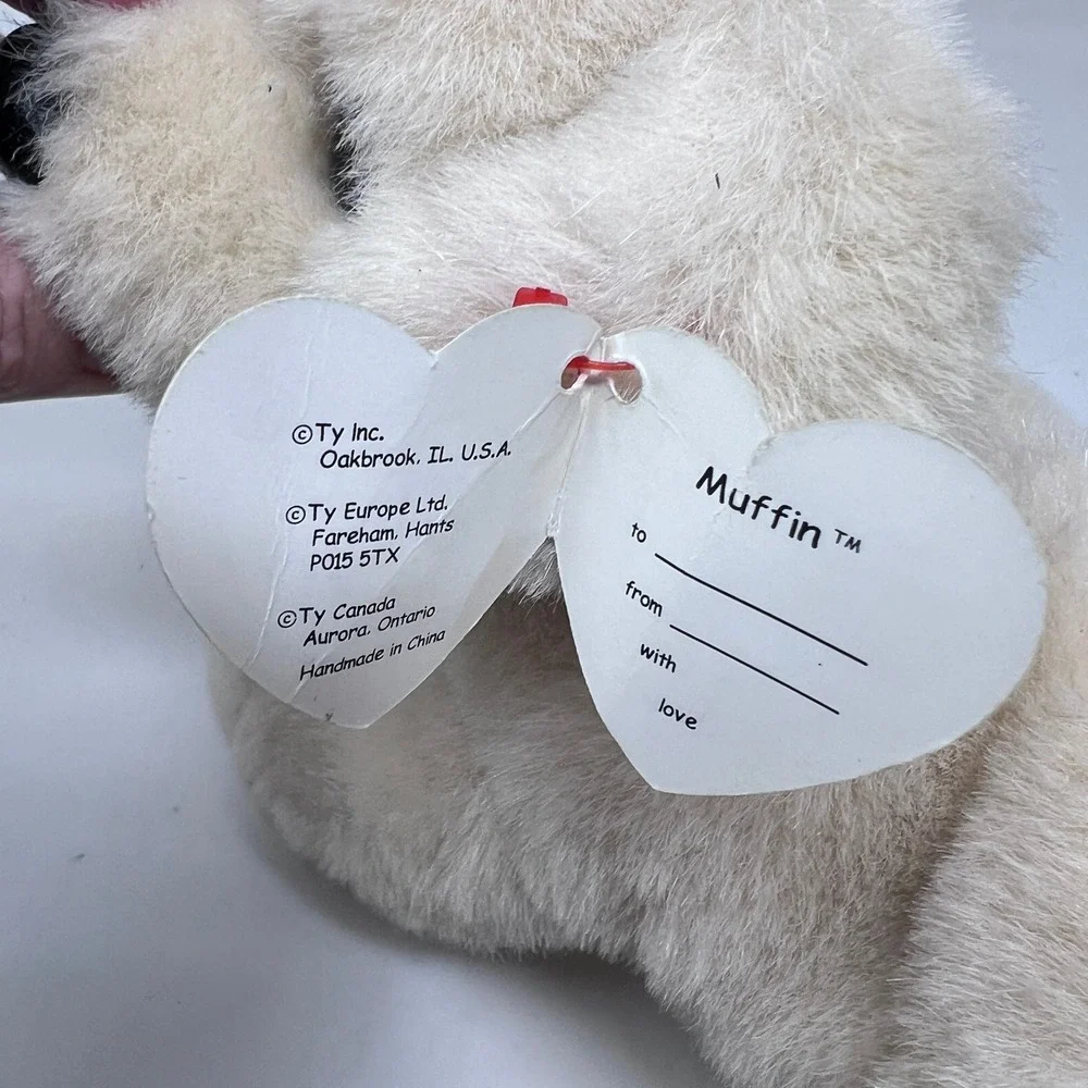 Ty Classic Muffin Plush Puppy Dog‎ Cream Lab 12